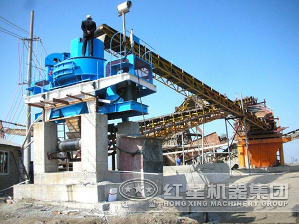 成套制砂設(shè)備生產(chǎn)現(xiàn)場