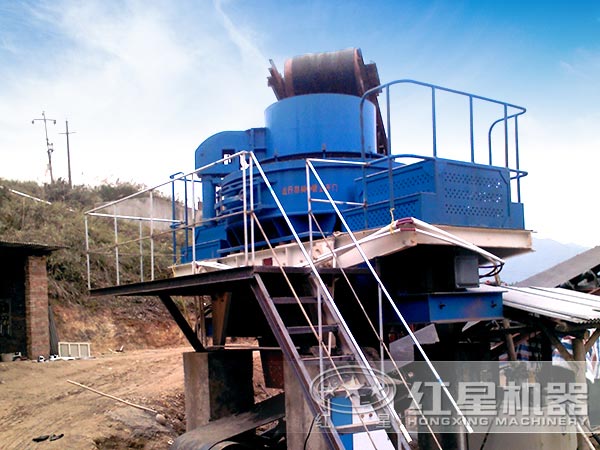 河卵石制砂生產(chǎn)線現(xiàn)場示意圖 河卵石制砂生產(chǎn)線現(xiàn)場示意圖