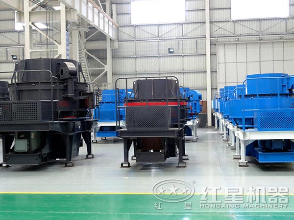 河卵石制砂機車間圖 河卵石制砂機車間圖