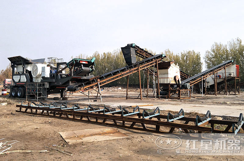 移動(dòng)鄂破+移動(dòng)反擊破在建現(xiàn)場(chǎng) 移動(dòng)鄂破+移動(dòng)反擊破在建現(xiàn)場(chǎng)