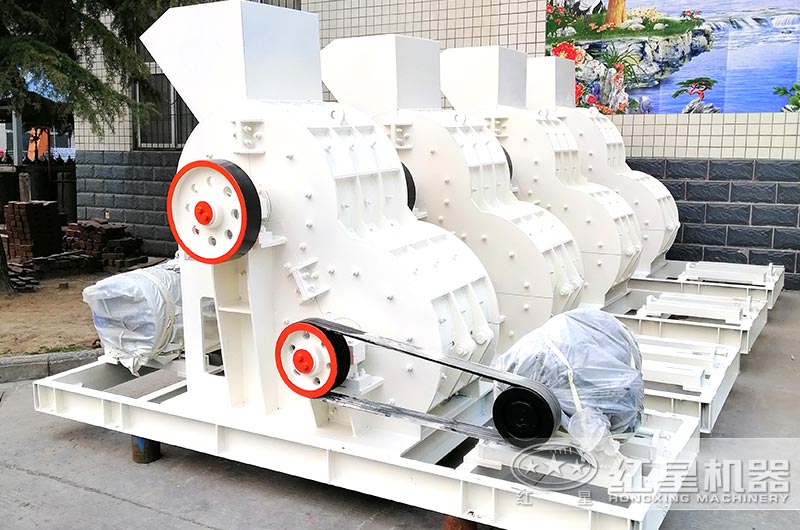 爐渣雙級破碎機現(xiàn)場實拍