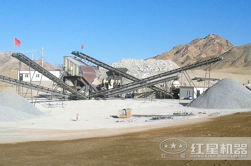 固定式碎石生產(chǎn)線實(shí)拍圖 固定式碎石生產(chǎn)線實(shí)拍圖
