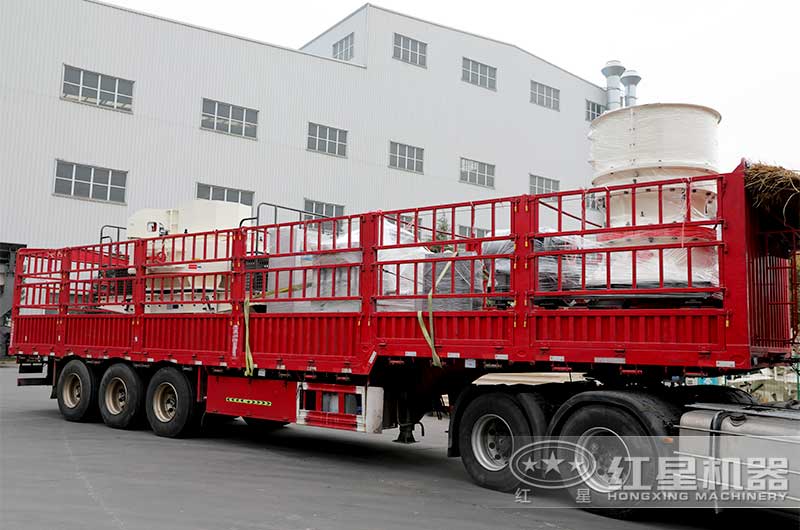 粉石頭機器生產(chǎn)線發(fā)貨