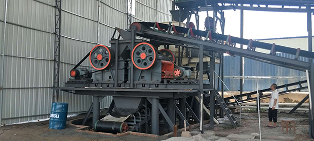 時(shí)產(chǎn)100噸制砂生產(chǎn)線