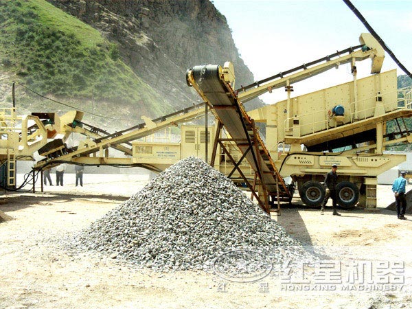 融合了高科技的流動車小型砸石子機(jī) 融合了高科技的流動車小型砸石子機(jī)