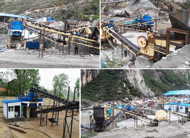 云南某石料加工廠現(xiàn)場圖 云南某石料加工廠現(xiàn)場圖