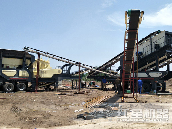 中小型流動(dòng)制沙機(jī)生產(chǎn)現(xiàn)場 中小型流動(dòng)制沙機(jī)生產(chǎn)現(xiàn)場