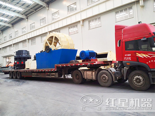 時產60噸的鵝卵石制砂設備 時產60噸的鵝卵石制砂設備