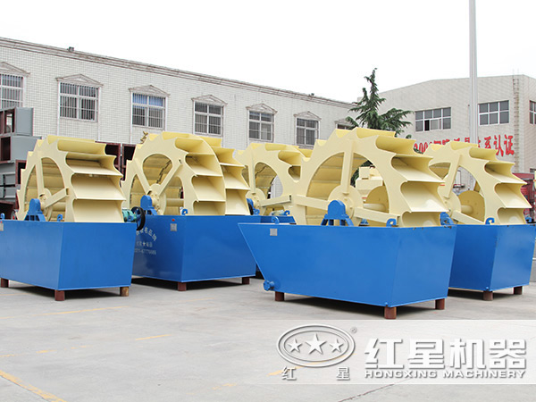 單輪、雙輪洗砂機(jī)設(shè)備展示