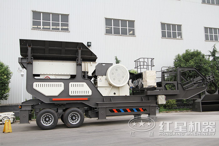 輪式流動砂石破碎機 輪式流動砂石破碎機
