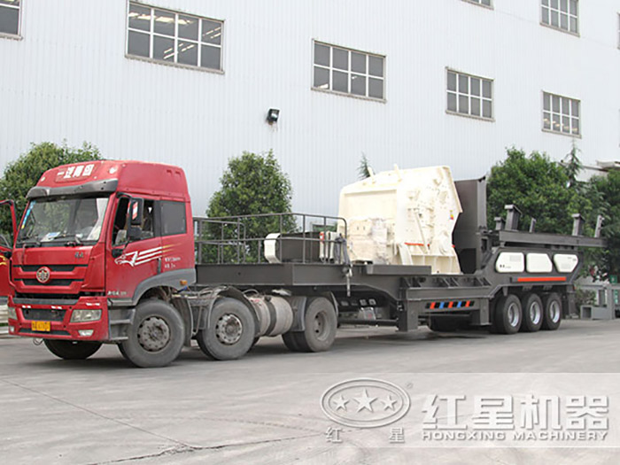 型號(hào)為HX938F1210的汽車反擊移動(dòng)打石機(jī) 型號(hào)為HX938F1210的汽車反擊移動(dòng)打石機(jī)