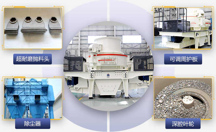 HVI沖擊式制砂、整形機(jī)搭配優(yōu)勢(shì)圖