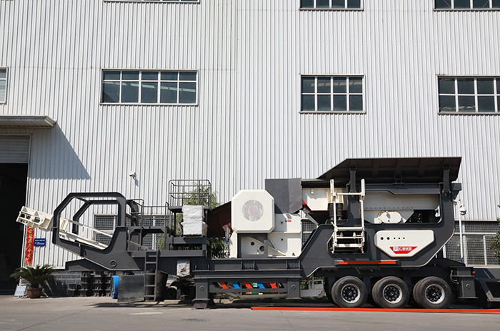 輪胎式移動石子加工機展示 輪胎式移動石子加工機展示