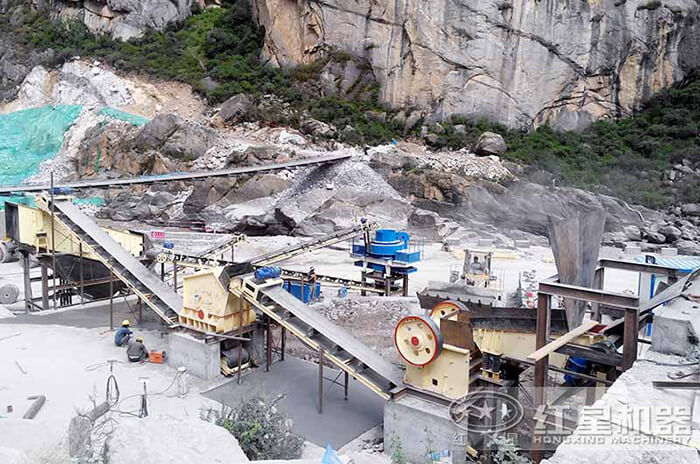 制砂機客戶作業(yè)現(xiàn)場