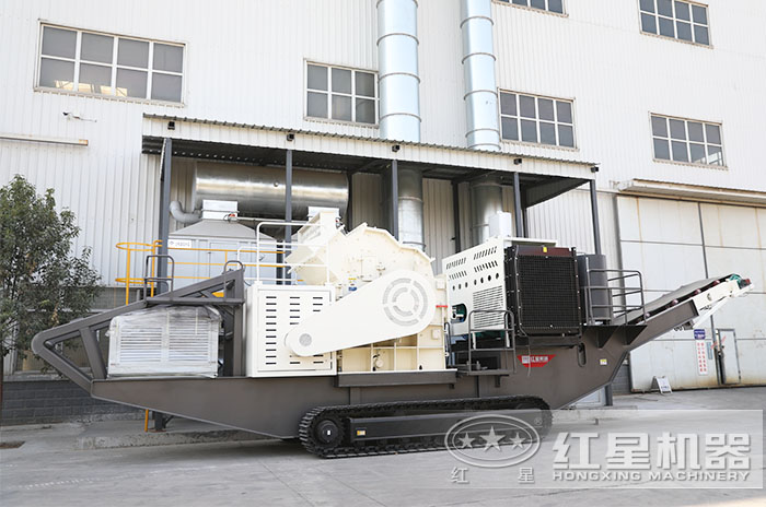 移動履帶一體式破碎機(配置細(xì)碎機) 移動履帶一體式破碎機(配置細(xì)碎機)