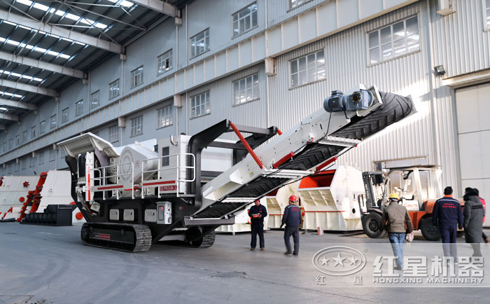 履帶式移動(dòng)克石機(jī)-廠區(qū)試機(jī) 履帶式移動(dòng)克石機(jī)-廠區(qū)試機(jī)