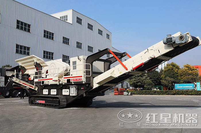 履帶移動(dòng)式碎石破碎機(jī)設(shè)備展示 履帶移動(dòng)式碎石破碎機(jī)設(shè)備展示