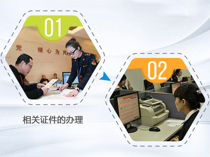 相關(guān)證件的辦理現(xiàn)場 相關(guān)證件的辦理現(xiàn)場