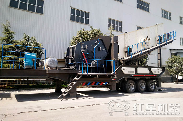 一天二千噸碎石移動(dòng)破碎機(jī) 一天二千噸碎石移動(dòng)破碎機(jī)