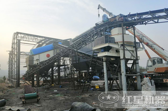 紅星曲陽用戶破沙機作業(yè)現(xiàn)場