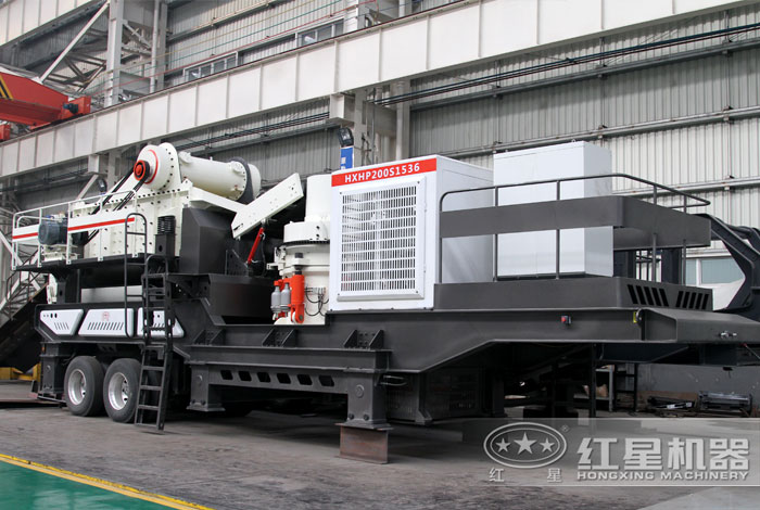 輪胎式環(huán)保建筑垃圾破碎機 輪胎式環(huán)保建筑垃圾破碎機