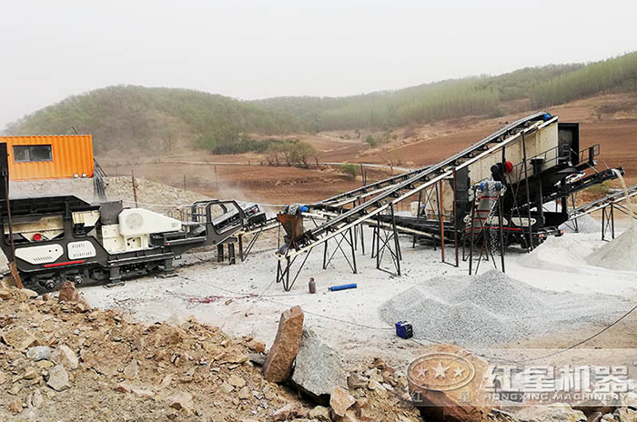 紅星移動式六九機作業(yè)現場 紅星移動式六九機作業(yè)現場