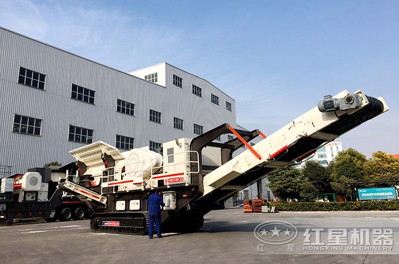 HXC96顎破履帶石頭粉碎機 HXC96顎破履帶石頭粉碎機