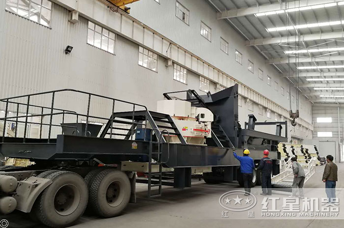 紅星機器流動打砂機裝配現場 紅星機器流動打砂機裝配現場