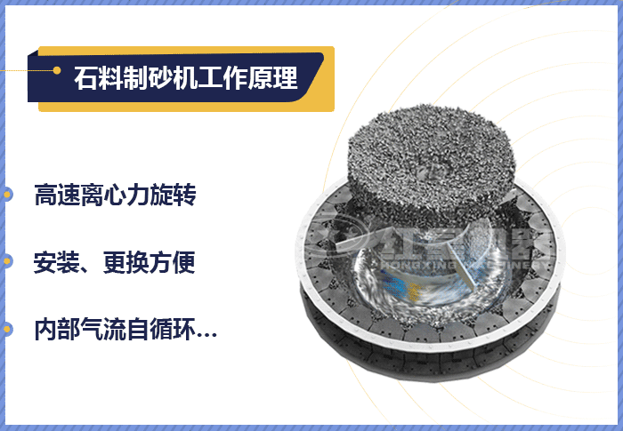 石料制砂機(jī)動(dòng)態(tài)工作原理 石料制砂機(jī)動(dòng)態(tài)工作原理