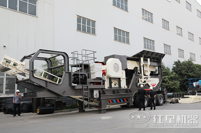 輪胎式車載移動破碎機 輪胎式車載移動破碎機