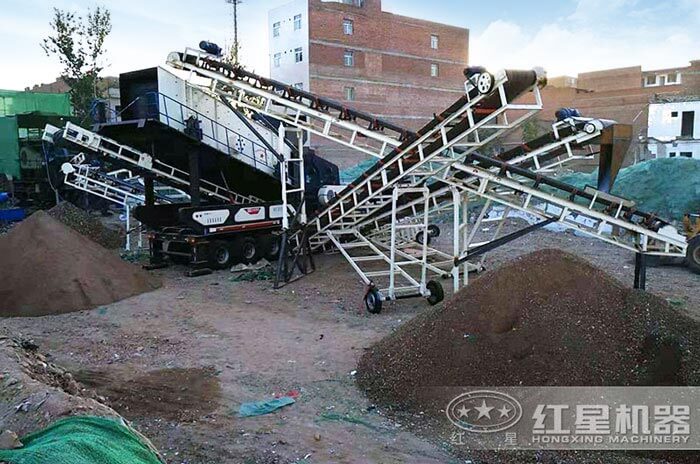 車載移動破碎機加工現(xiàn)場 車載移動破碎機加工現(xiàn)場