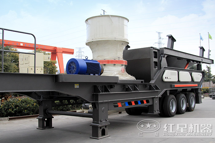 圓錐移動破碎站-搭載單缸圓錐破碎機(jī) 圓錐移動破碎站-搭載單缸圓錐破碎機(jī)