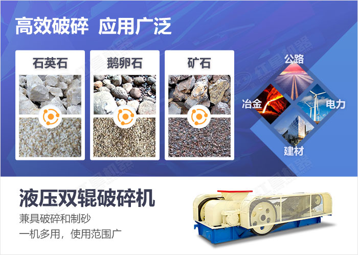 液壓雙輥破碎機(jī)使用范圍 液壓雙輥破碎機(jī)使用范圍