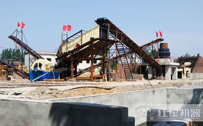 環(huán)保型洗沙石機器加工現(xiàn)場 環(huán)保型洗沙石機器加工現(xiàn)場