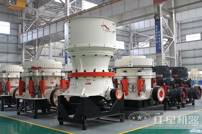 不用類型的青石圓錐破碎機生產(chǎn)車間 不用類型的青石圓錐破碎機生產(chǎn)車間