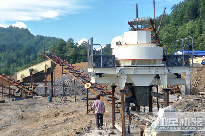 硅石制砂機生產(chǎn)現(xiàn)場圖 硅石制砂機生產(chǎn)現(xiàn)場圖