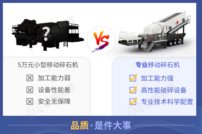 專業(yè)移動(dòng)碎石機(jī)品質(zhì)更高，物有所值