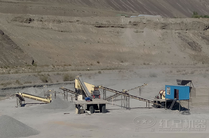 機(jī)制砂生產(chǎn)現(xiàn)場 機(jī)制砂生產(chǎn)現(xiàn)場