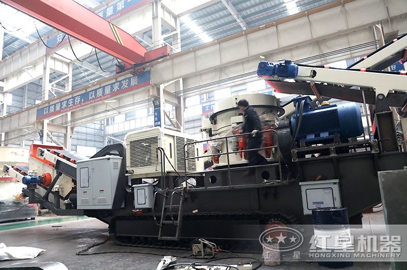 紅星移動(dòng)式制設(shè)設(shè)備，車(chē)間安裝現(xiàn)場(chǎng)