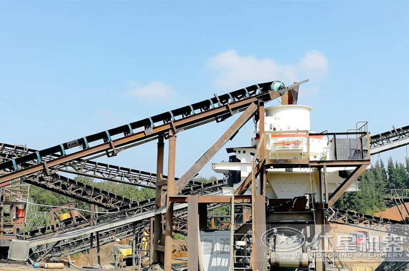 HVI制砂機(jī)工作現(xiàn)場(chǎng)