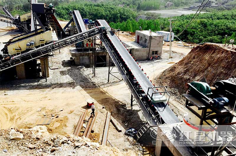 湖南長沙日產(chǎn)300噸花崗巖的砂石線 湖南長沙日產(chǎn)300噸花崗巖的砂石線