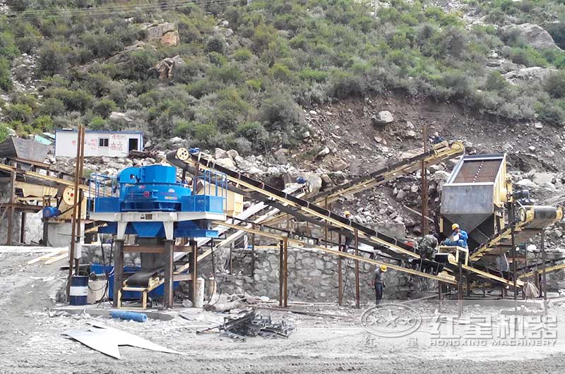 河南輝縣日產(chǎn)500噸石灰石的砂石線 河南輝縣日產(chǎn)500噸石灰石的砂石線