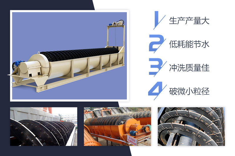 螺旋洗沙機(jī)優(yōu)勢 螺旋洗沙機(jī)優(yōu)勢