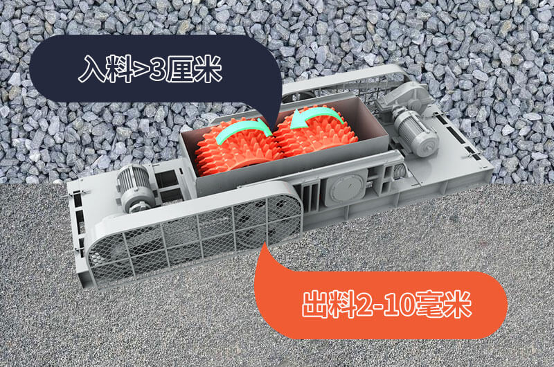 液壓對(duì)輥破碎機(jī)工作原理 液壓對(duì)輥破碎機(jī)工作原理