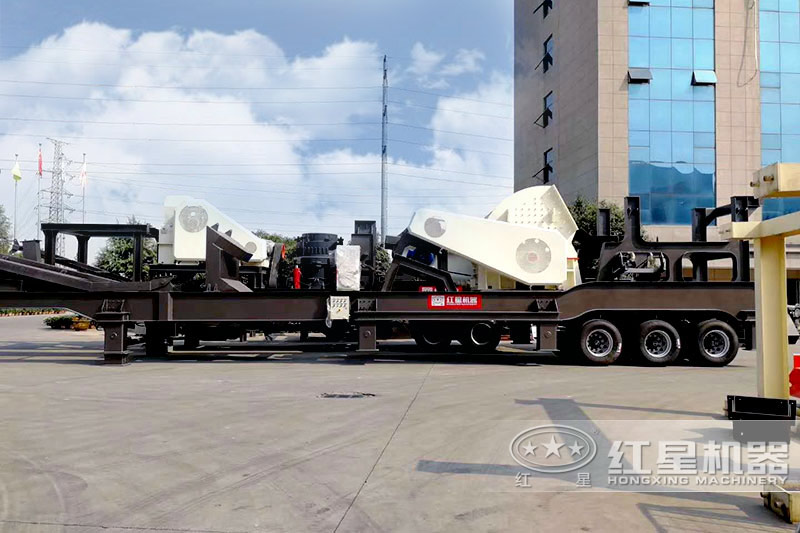 重錘破+圓錐破四合一移動(dòng)破碎站 重錘破+圓錐破四合一移動(dòng)破碎站