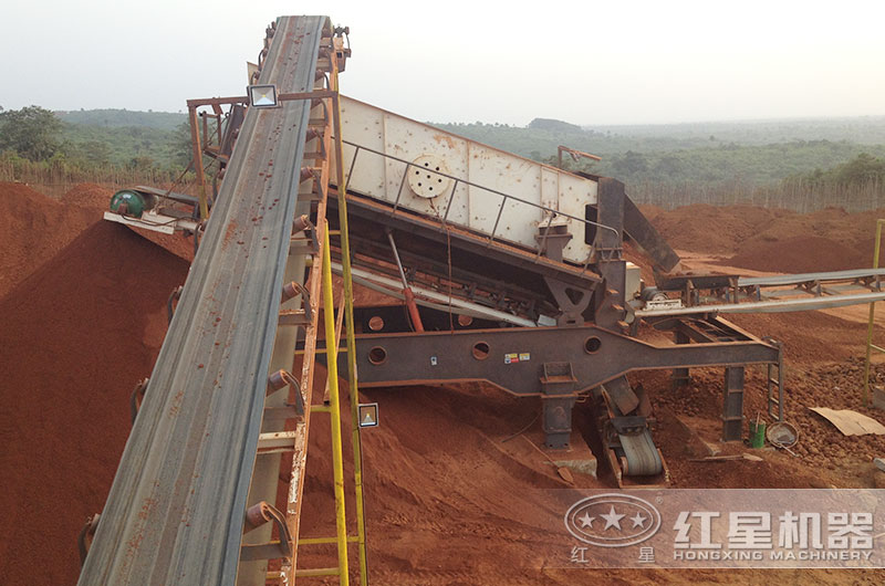 移動式制砂設備現(xiàn)場
