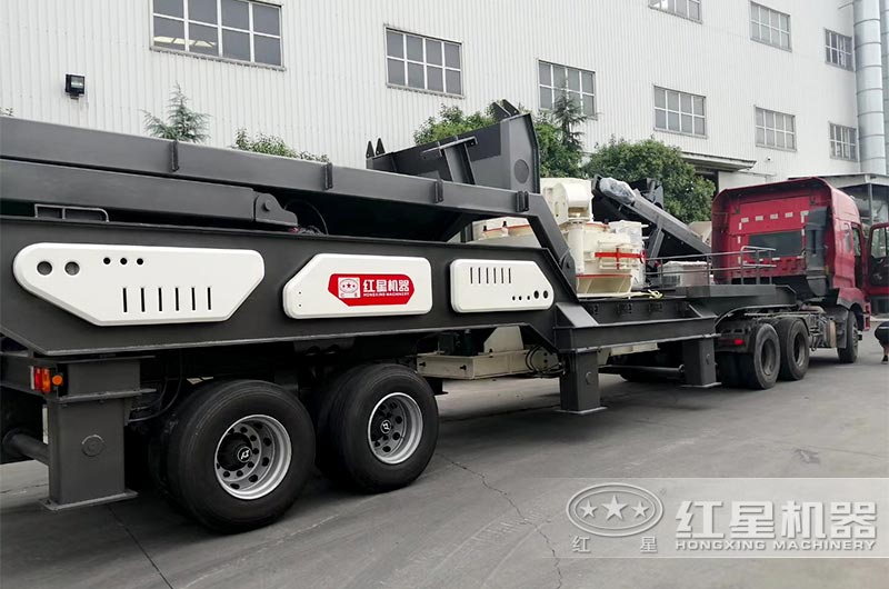 破碎鵝卵石的移動(dòng)制沙機(jī)設(shè)備 破碎鵝卵石的移動(dòng)制沙機(jī)設(shè)備