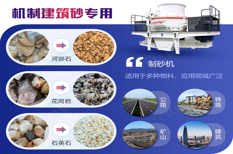 工業(yè)機(jī)制砂設(shè)備可粉碎多種砂石 工業(yè)機(jī)制砂設(shè)備可粉碎多種砂石