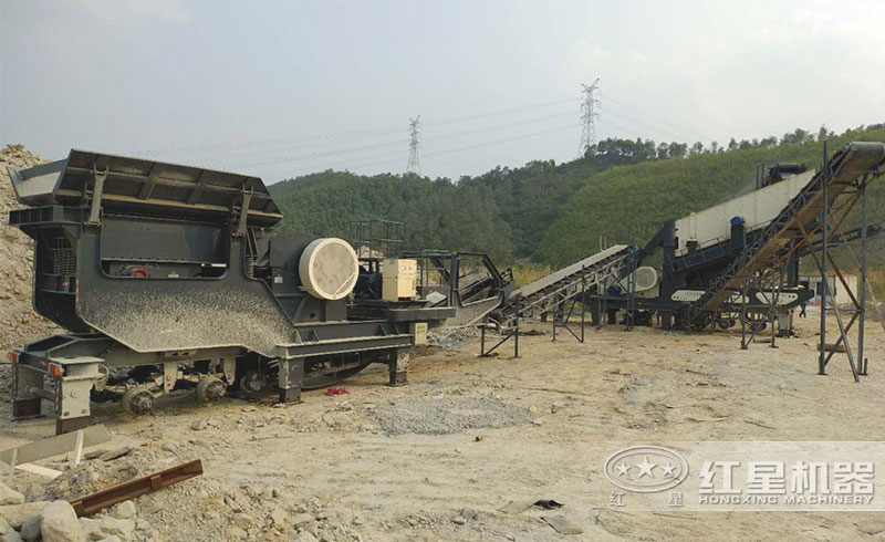 移動式年產(chǎn)30萬噸煤矸石制砂生產(chǎn)線 移動式年產(chǎn)30萬噸煤矸石制砂生產(chǎn)線