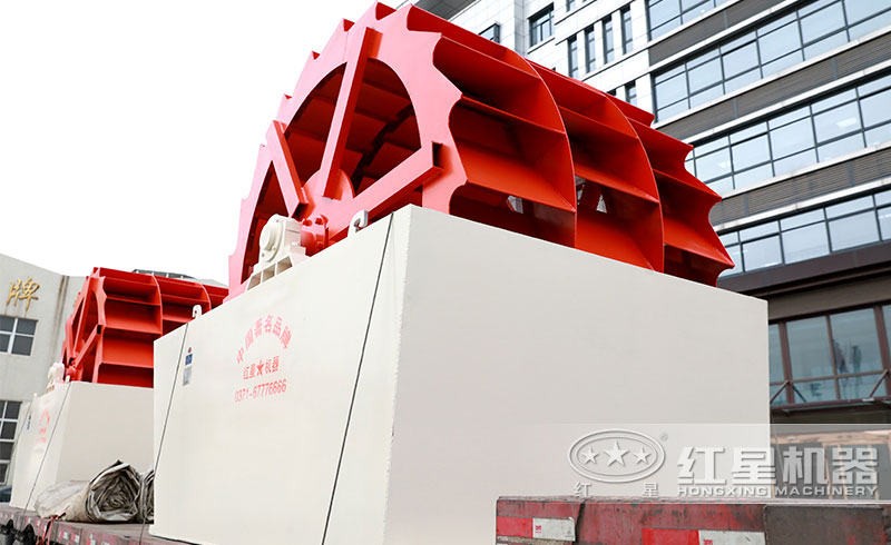 日產(chǎn)2000噸輪式洗砂機 日產(chǎn)2000噸輪式洗砂機